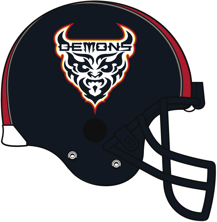 San Francisco Demons 2001 Helmet Logo vinyl decal